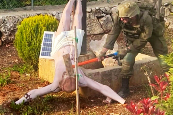 Tentara Israel merusak patung Yesus di Lebanon, tindakan memicu kecaman